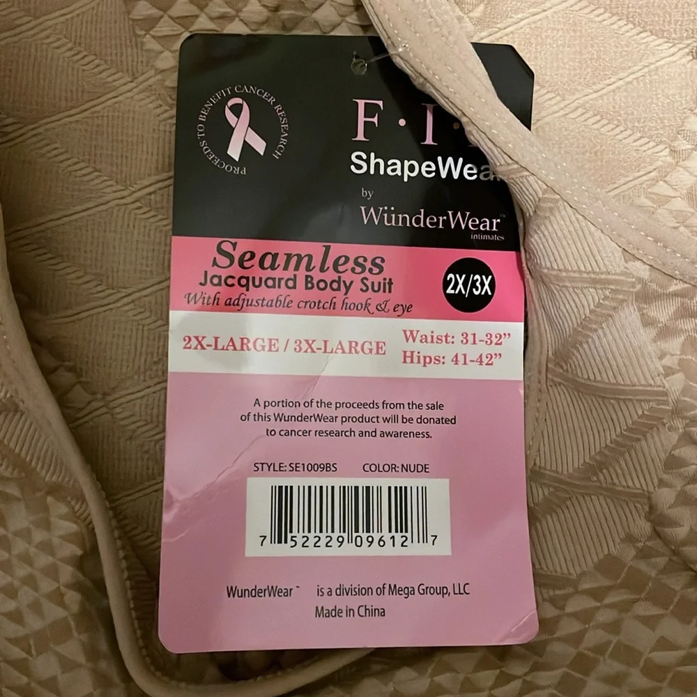 NWT F.I.X Shapewear firm control nude color - Picture 3 of 5